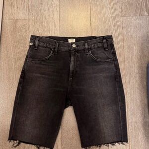 Citizens Of Humanity Dark Gray Jean Shorts